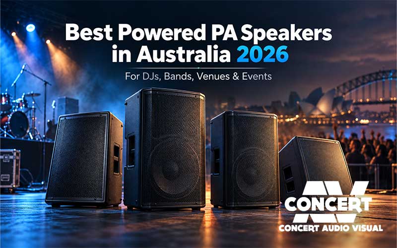 Best Powered PA Speakers in Australia 2026: Our Guide for DJs, Bands & Venues