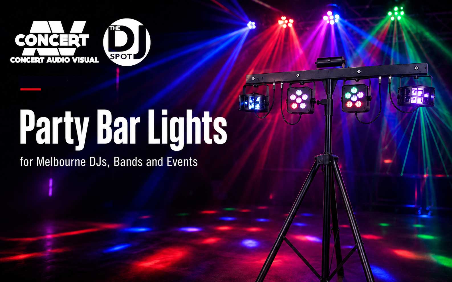 Party Bar Lights for Melbourne DJs, Bands and Events