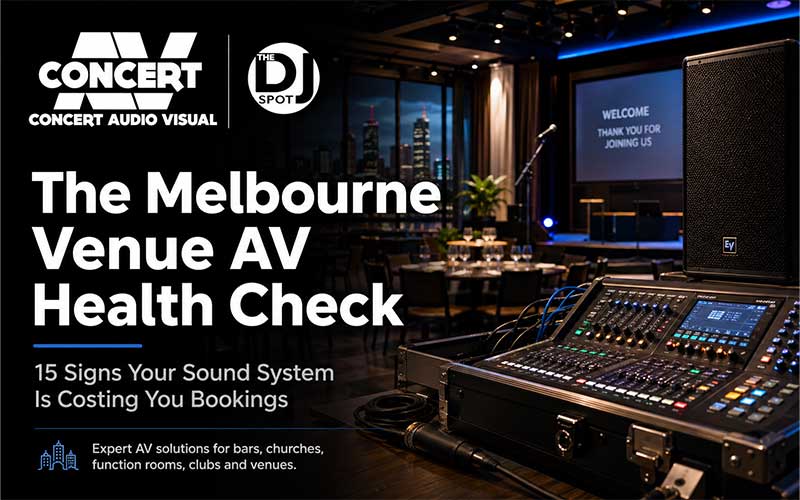 Melbourne Venue AV Health Check: 15 Sound System Warning Signs