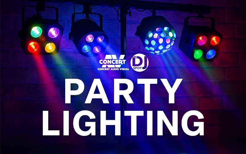 Party Effect Lighting: Turn Any Space Into a Dancefloor with Concert AV