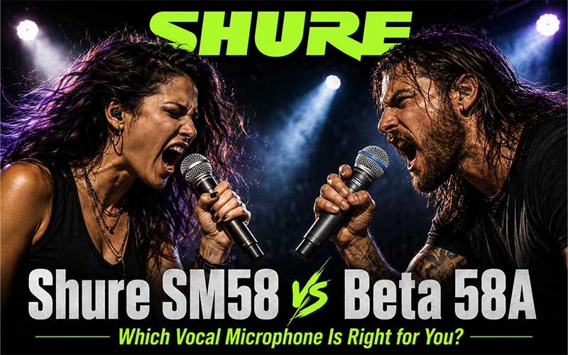 Shure SM58 vs Beta 58A: Which Vocal Microphone Is Right for You?