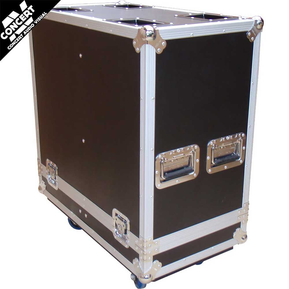 CaseToGo 12-15 Inch Dual Speaker Case on Wheels