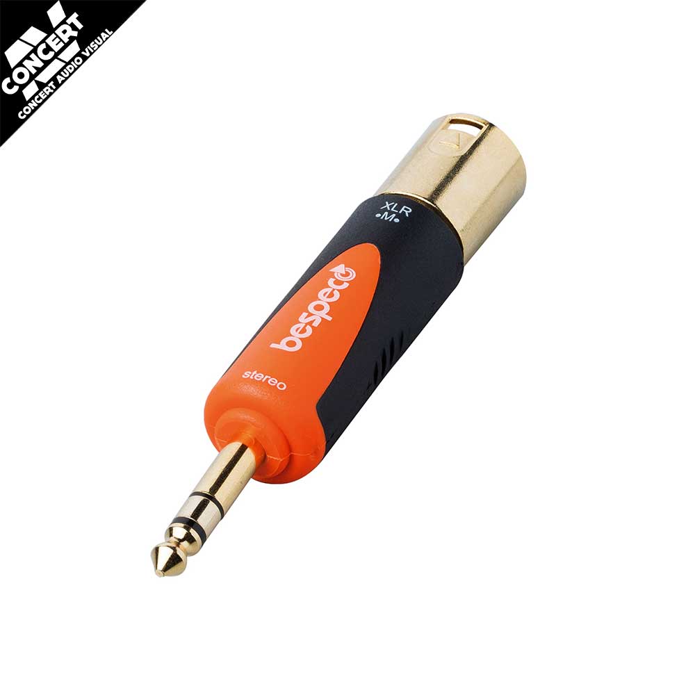 BESPECO SLAD515 - Ø 6,3 mm mono jack plug -> XLR male