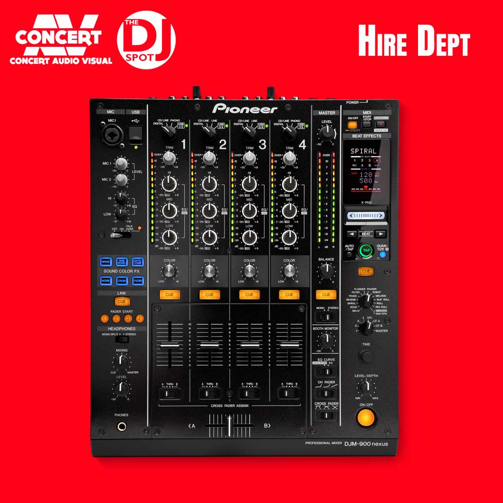 HIRE - PIONEER DJM900 Nexus