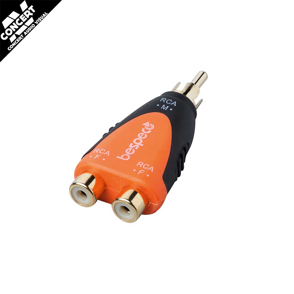BESPECO SLAD355 - RCA plug -> 2 x RCA socket