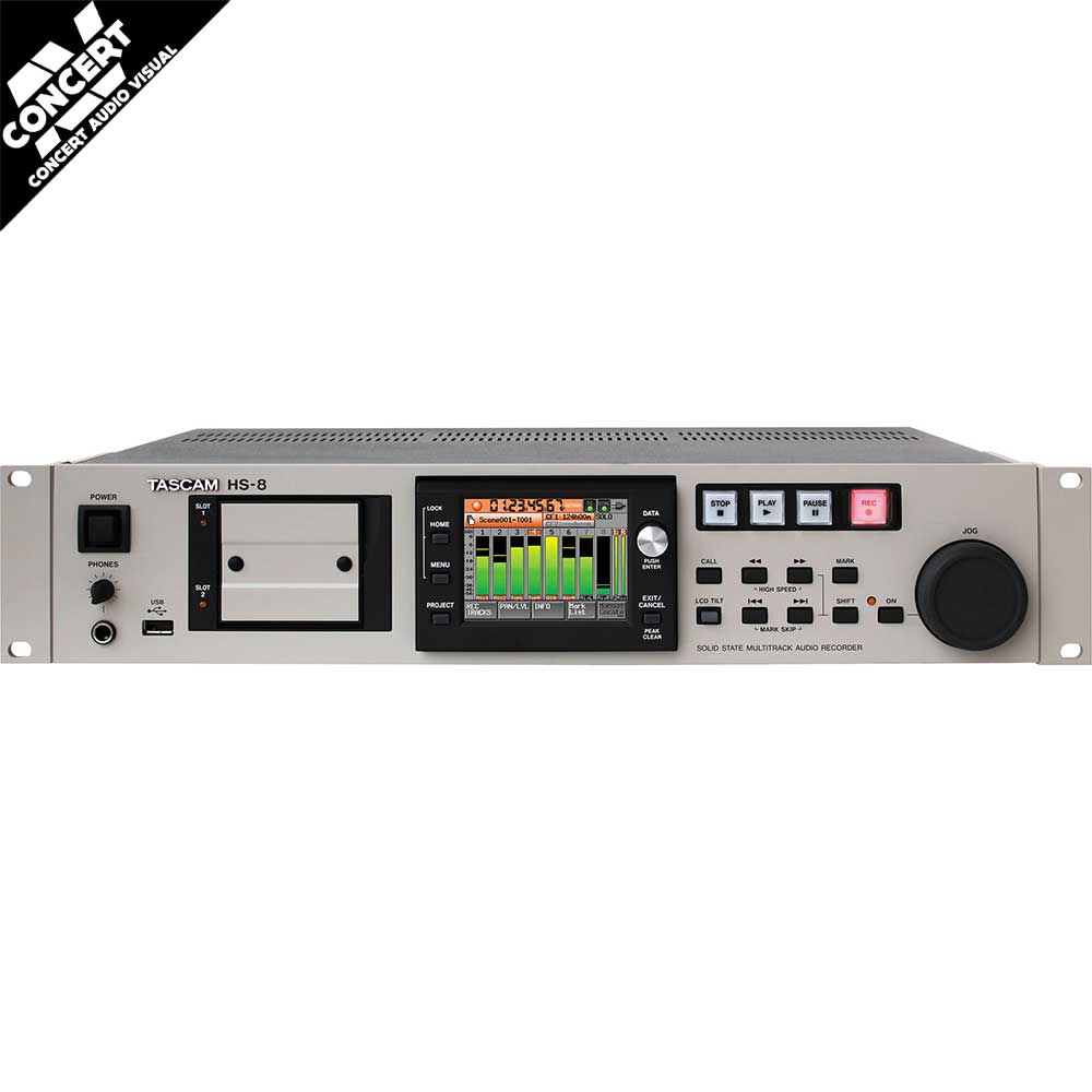 TASCAM HS-8 - 8 CHANNEL AUDIO RECORDER/n
