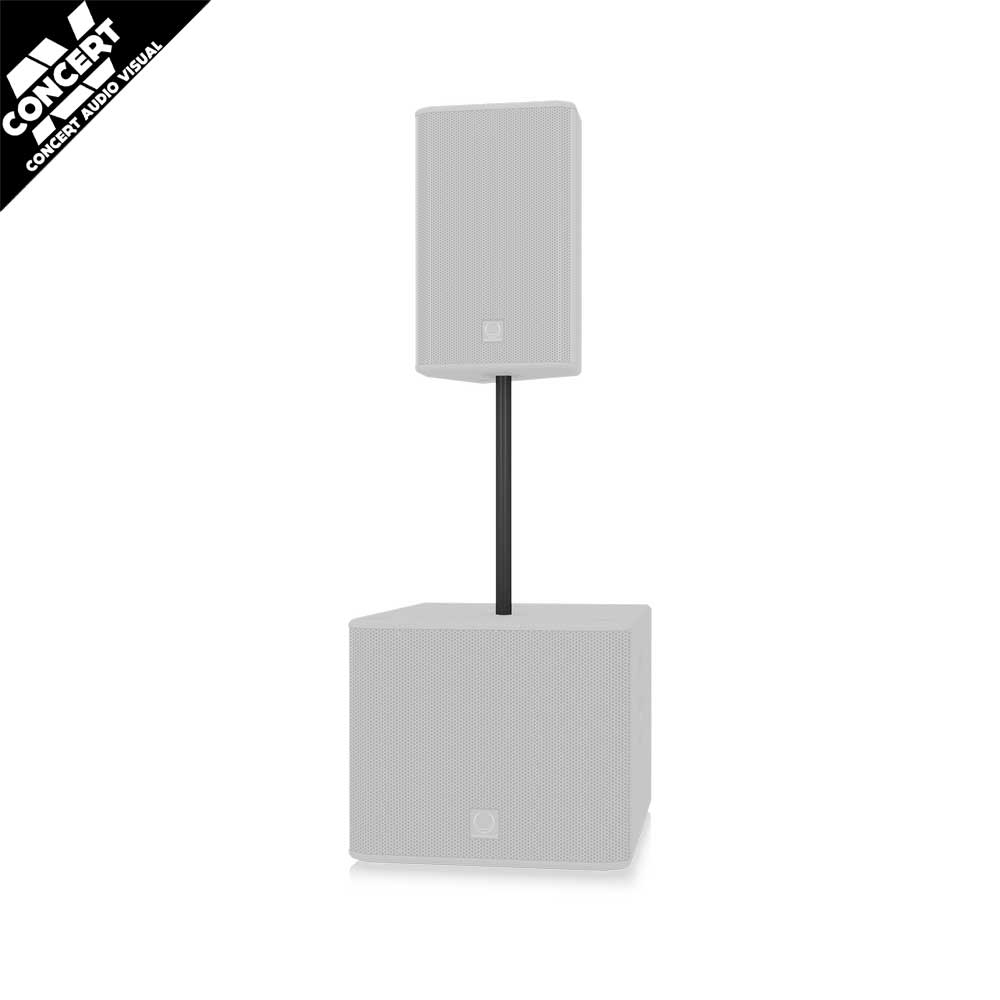 TURBOSOUND 60 cm Lightweight Steel Speaker Pole with M20 Screw Attachment (PAIR)