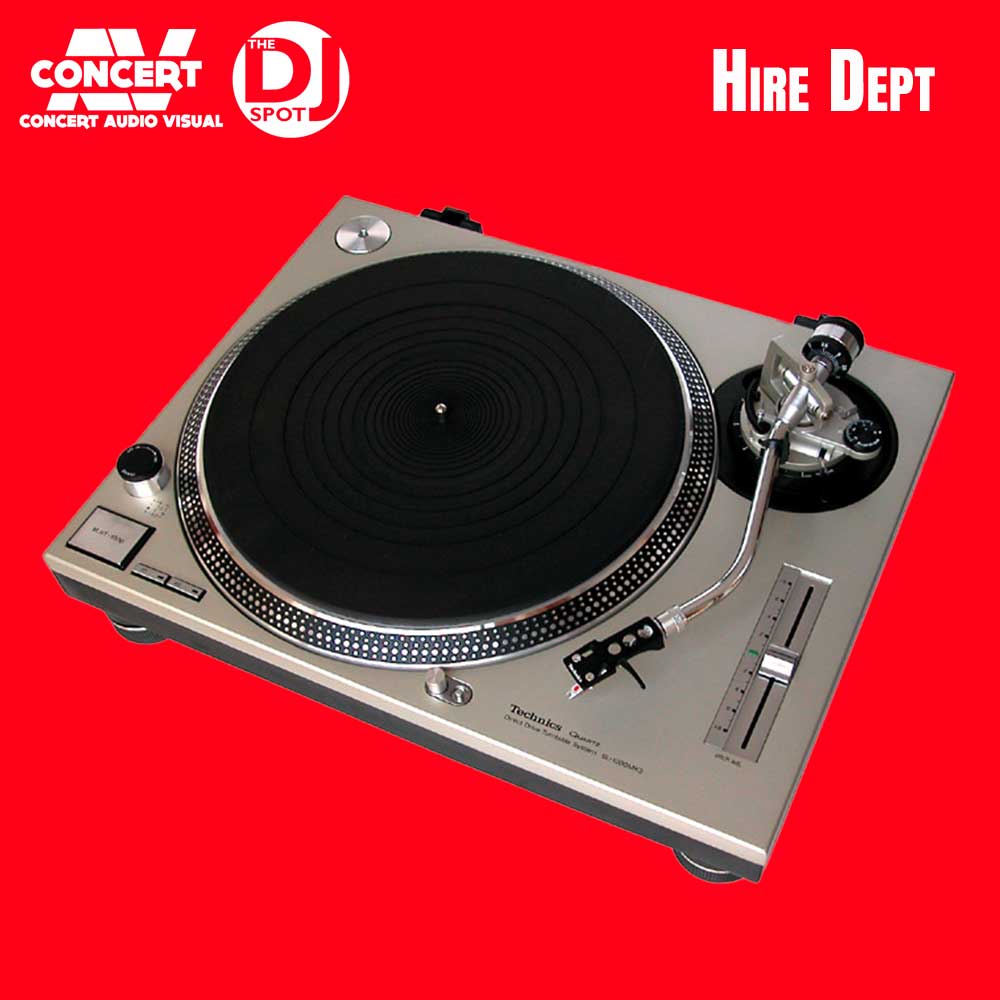 Hire Technics SL-1200 MK2 Turntable | Melbourne DJ Turntable Rental