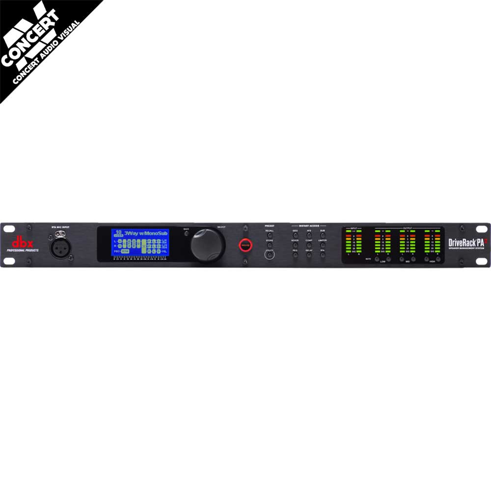 DBX DRIVERACK PA2 - Loudspeaker Management System DriveRack 2 in / 6 out