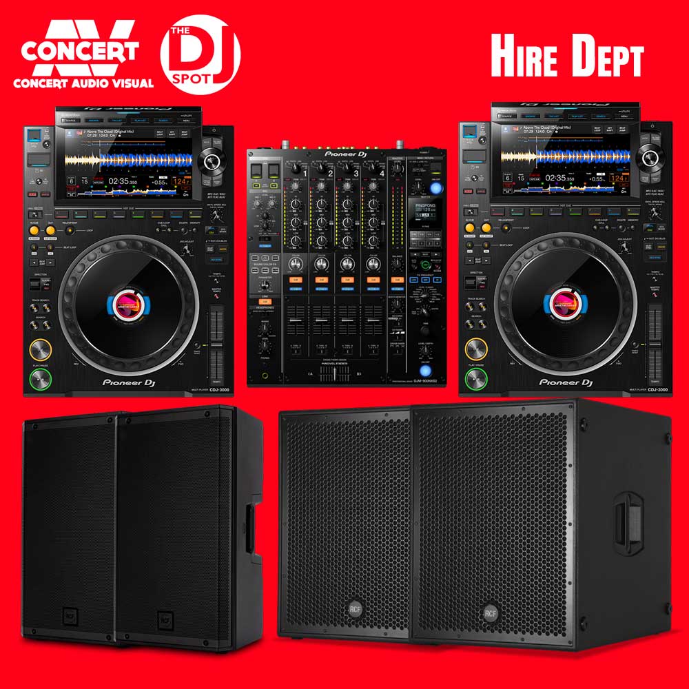 HIRE - PIONEER CDJ-3000 DJ Pack 3