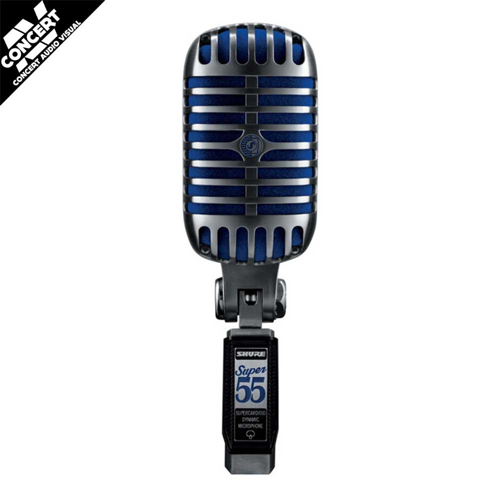 SHURE Super55 Classic Birdcage Supercardioid Dynamic Microphone