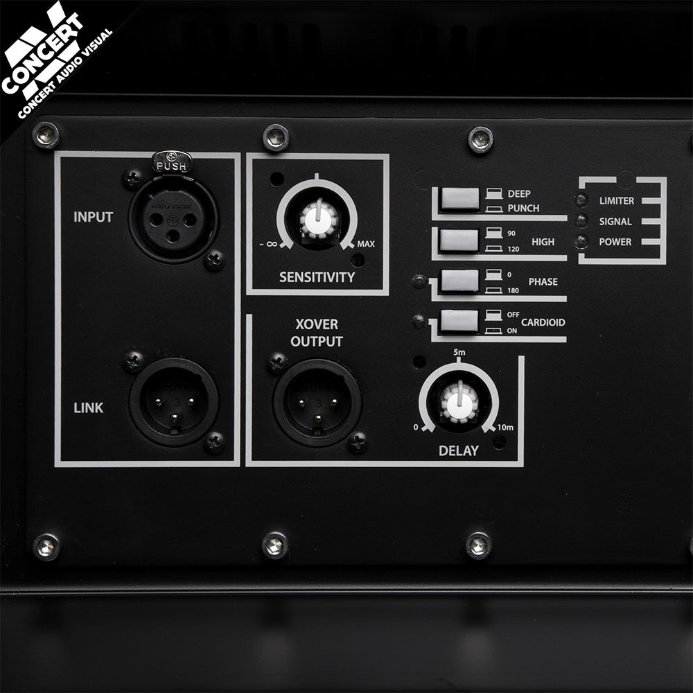 RCF SUB 8006 AS - Double 18" Bass reflex active subwoofer Demo