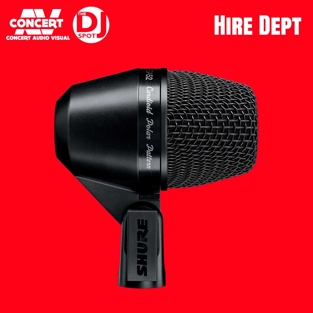 HIRE - SHURE PGA52 Kick Drum Mic