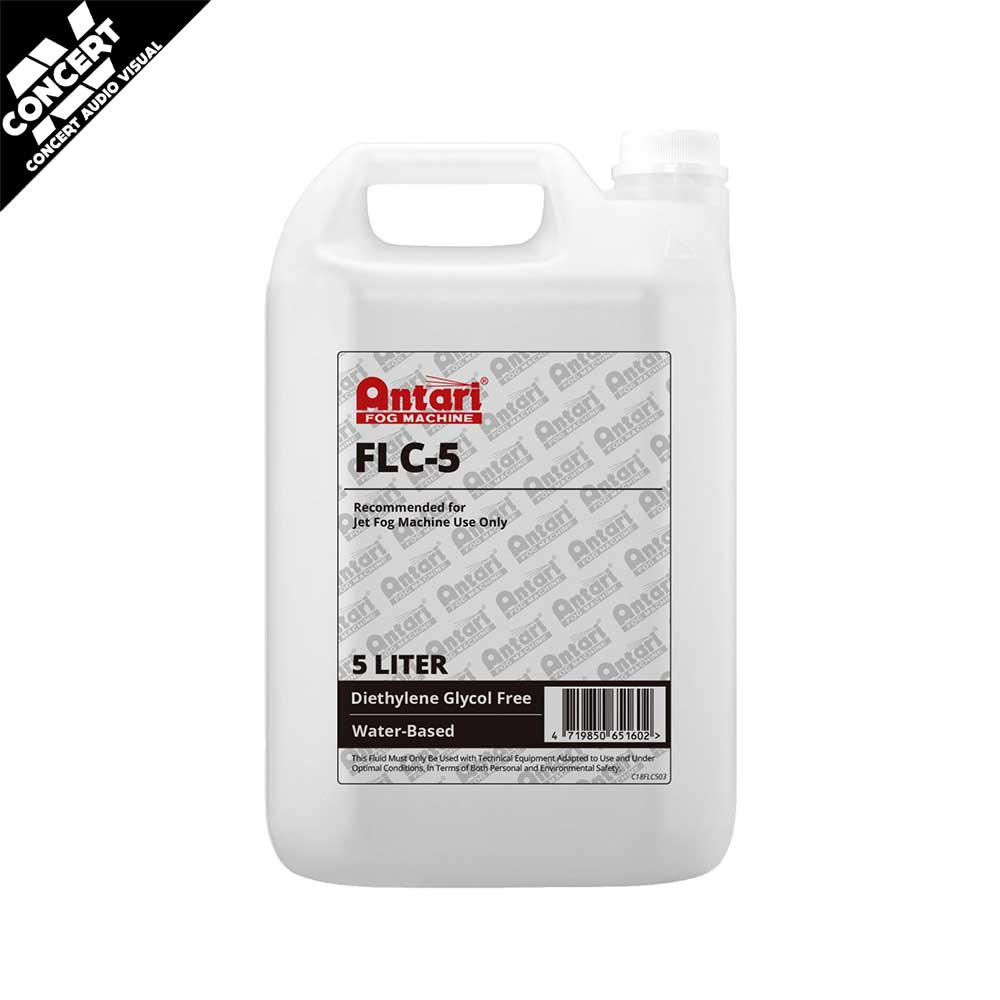 ANTARI FLC5 - Super Fast Dissipating Fog Fluid 5 Litre