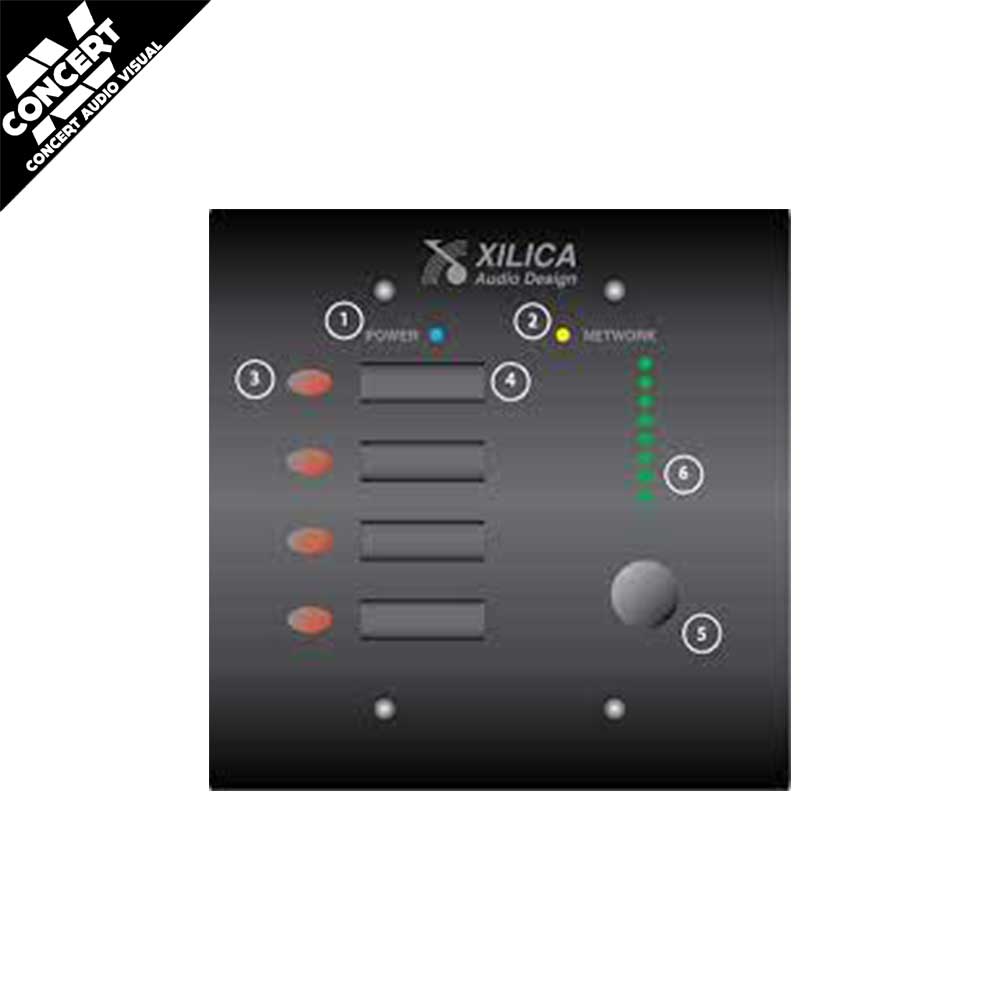XILICA NeuPanel MINIS4K1 4 Switch, 1 jod Control Panel