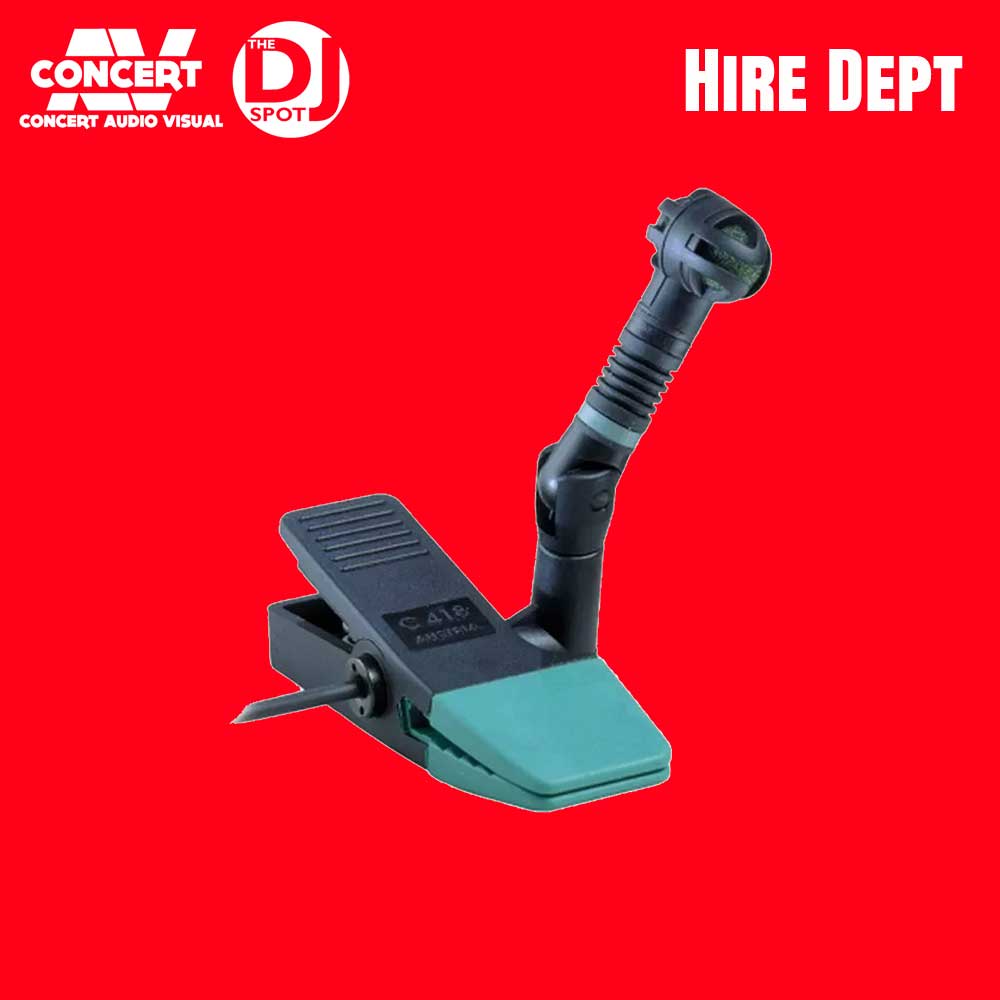 HIRE - AKG C418 Minature Clip-on Condenser Mic