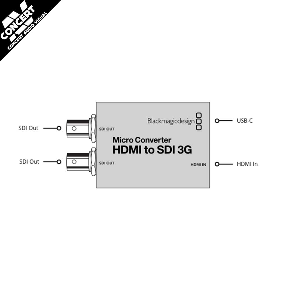 BLACKMAGIC DESIGN Micro Converter HDMI to SDI 3G wPSU