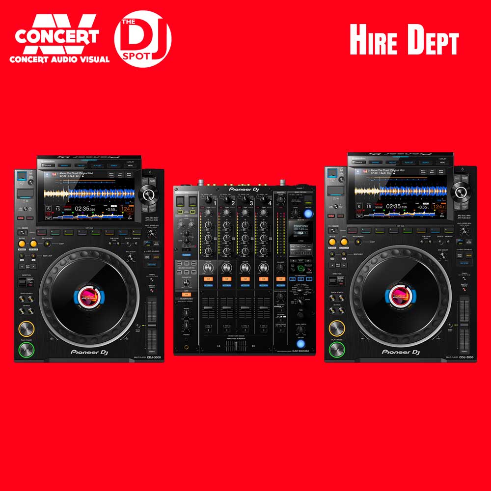 HIRE - PIONEER CDJ-3000 DJ Pack 1