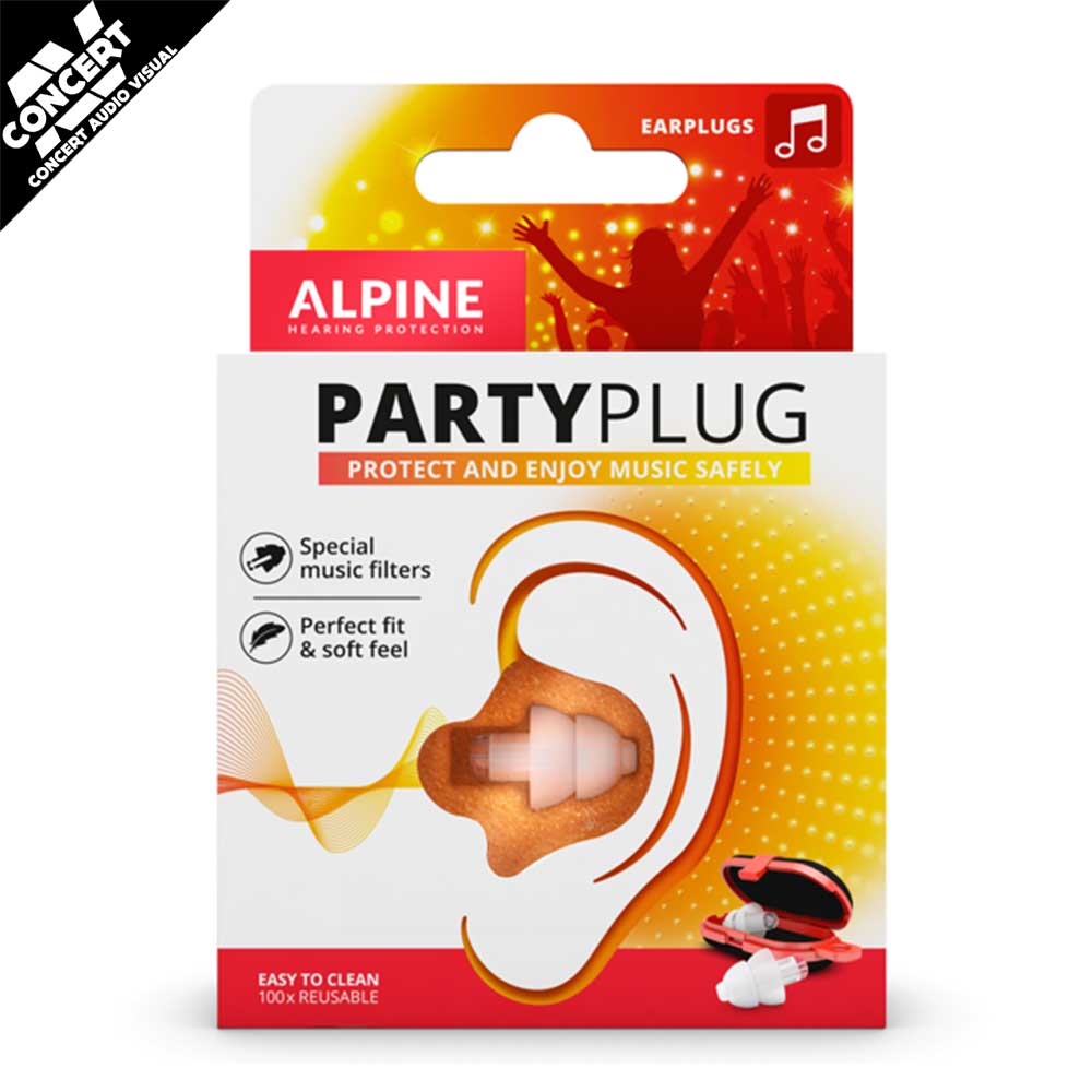 ALPINE Partyplug Transparent - 1 Pair