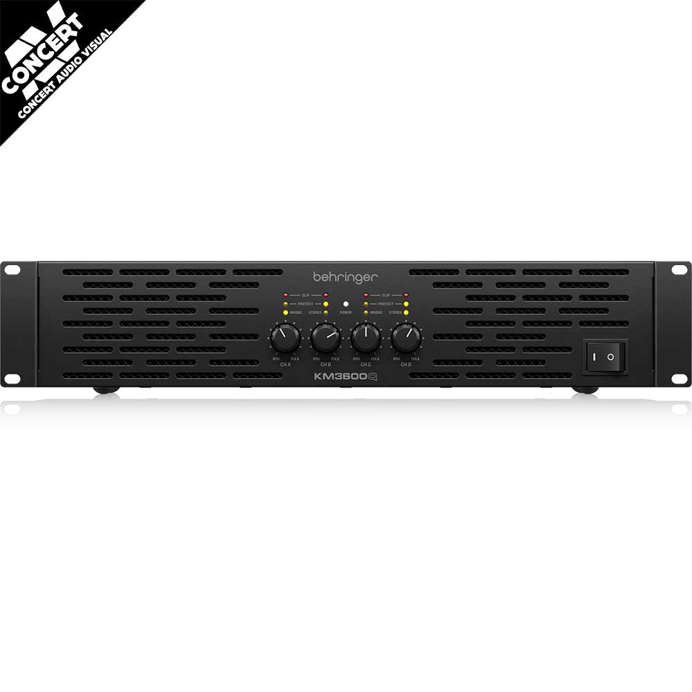 BEHRINGER KM3600Q Professional 4 Channel Amp