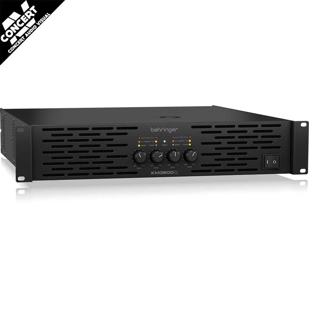 BEHRINGER KM3600Q Professional 4 Channel Amp