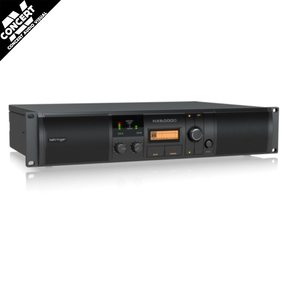 BEHRINGER NX6000D POWER AMPLIFIER W/SMARTSENSE and DSP