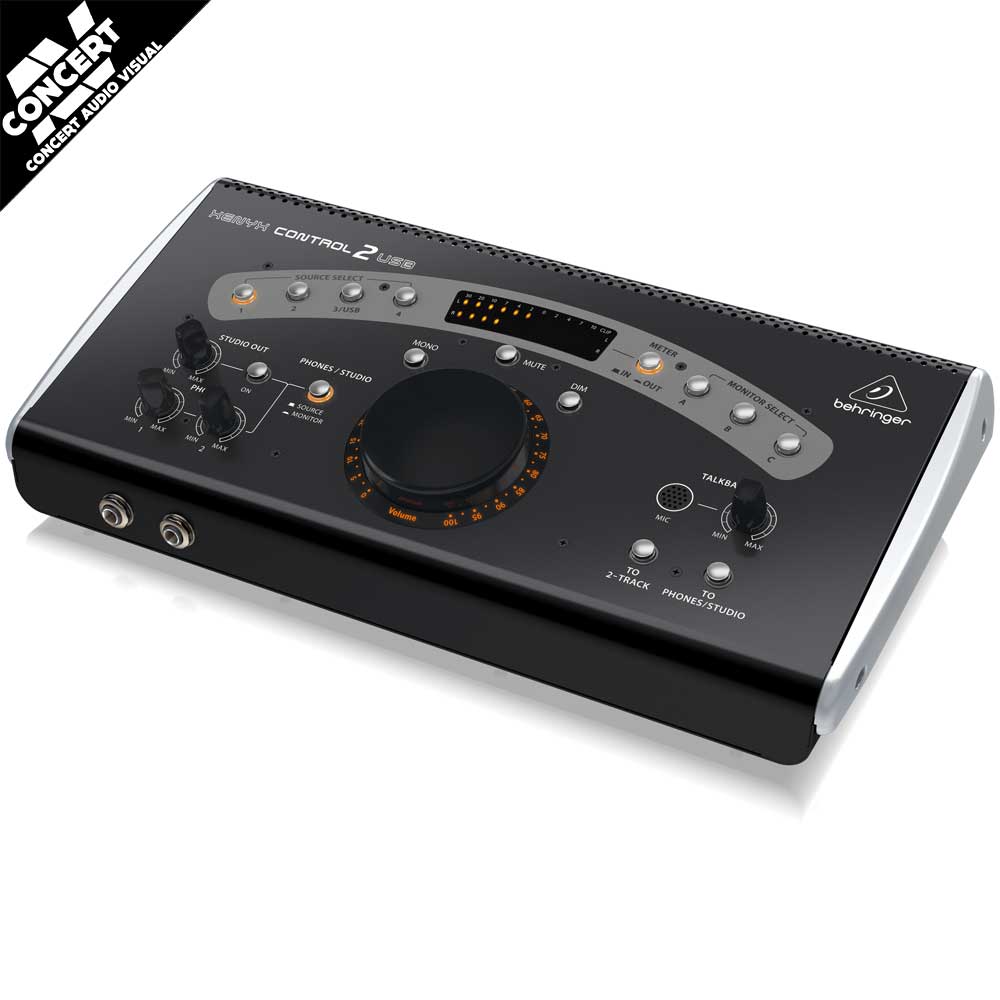 BEHRINGER CONTROL2USB Studio Monitor Controller & USB Audio Interface