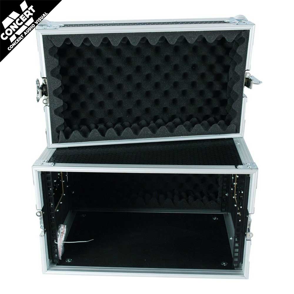 Case To Go 6RU Spaces 19" rack mount amplifier case