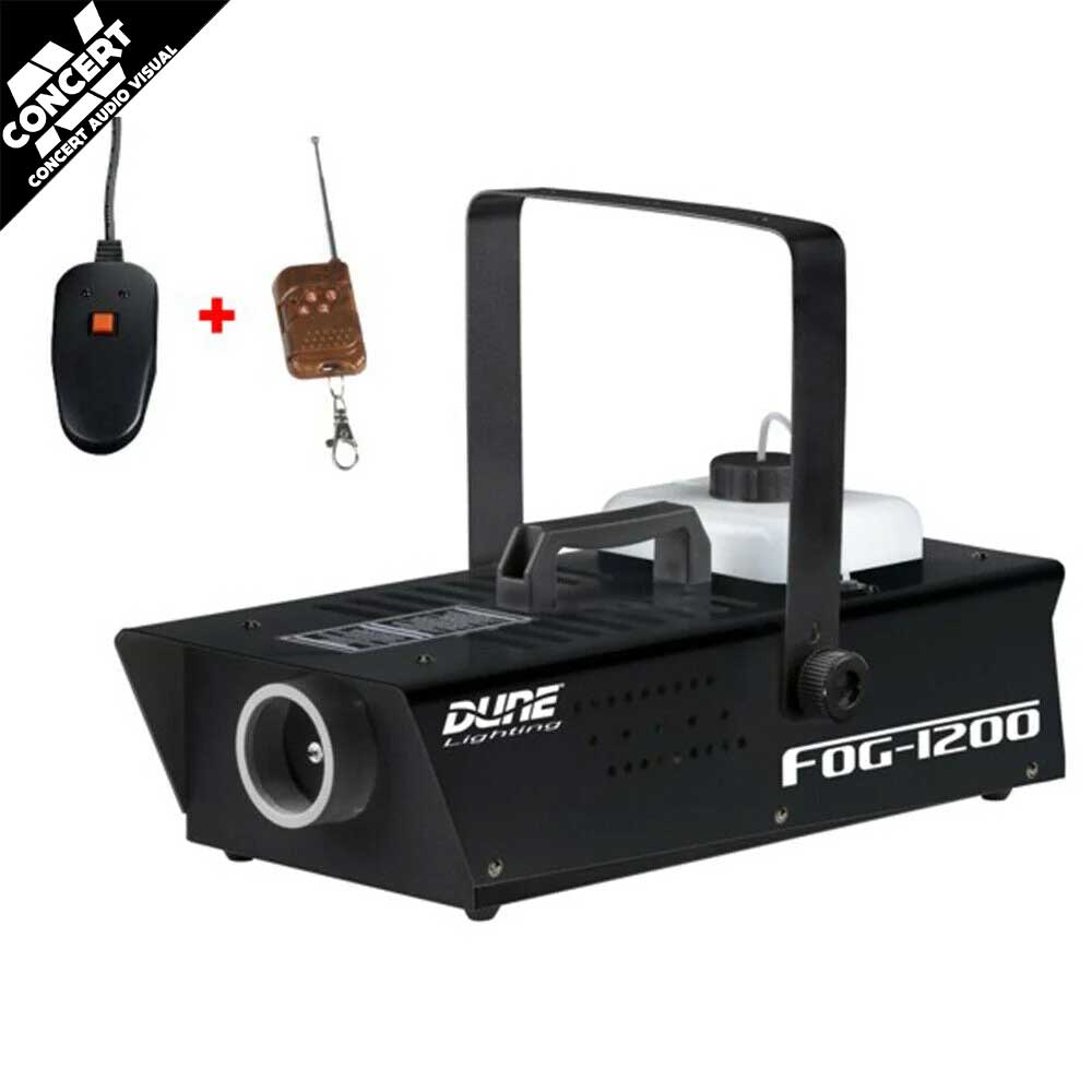 DL F1200 Fog Machine with wireless key chain remote