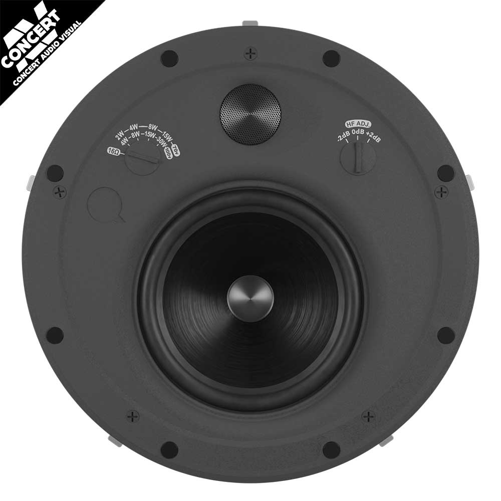 QUEST 6" MX6CB Black Ceiling Speaker
