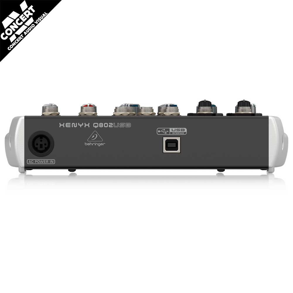BEHRINGER XENYX Q802USB 8-Input USB Mixer