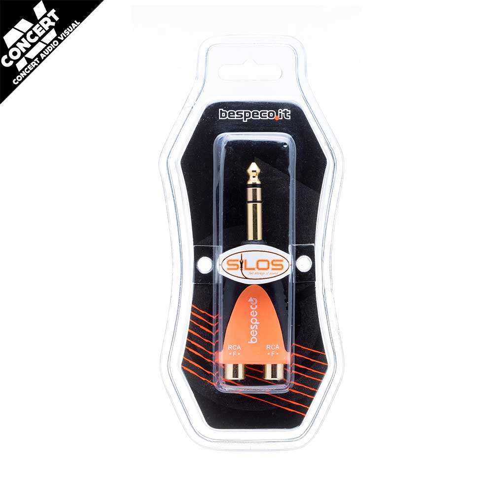 BESPECO SLAD370 - Ø 6,3 mm stereo jack plug -> 2 x RCA socket