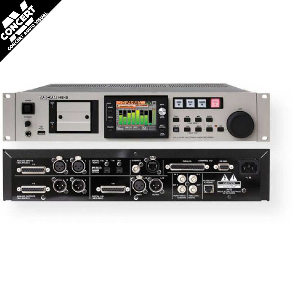 TASCAM HS-8 - 8 CHANNEL AUDIO RECORDER/n