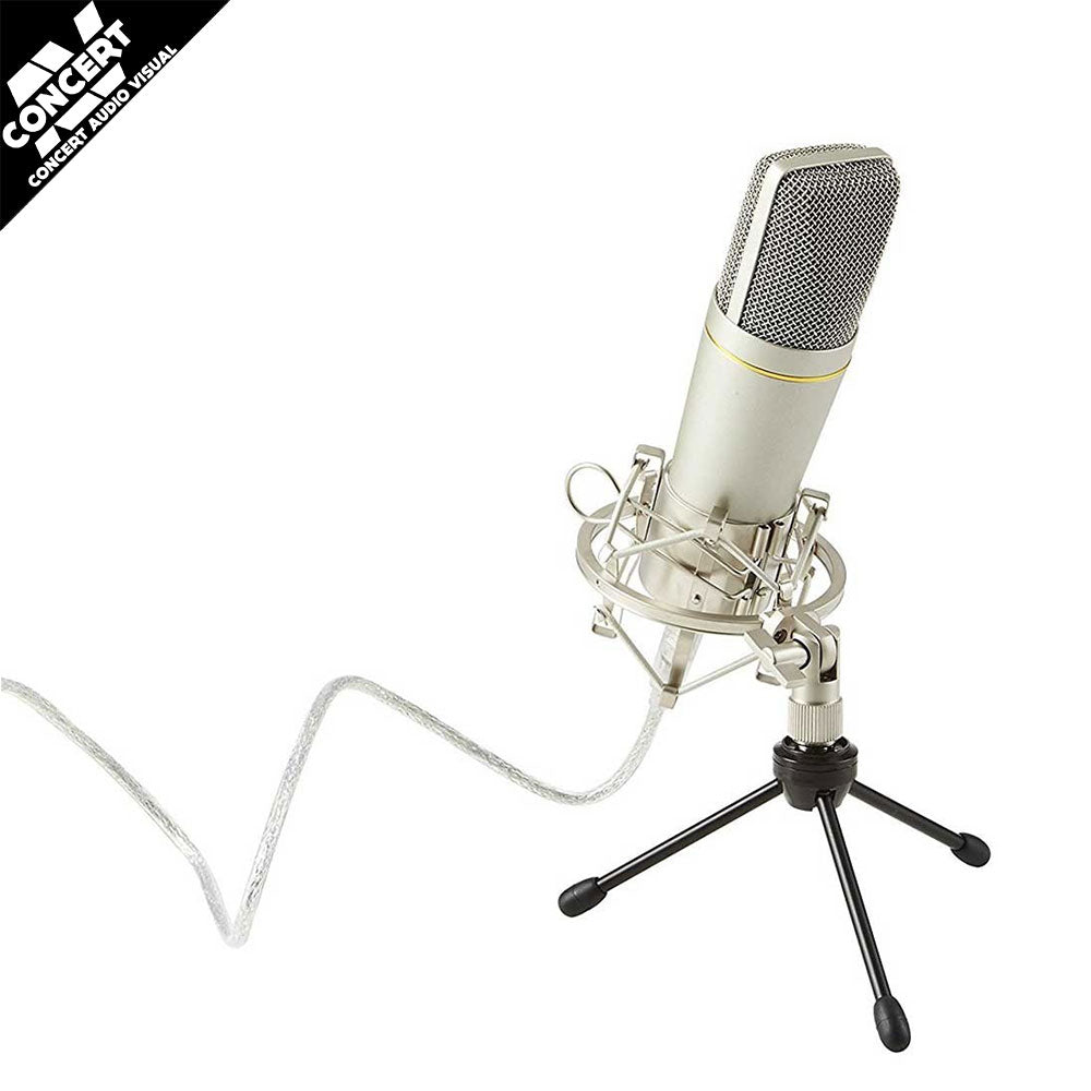 ASHTON UM88 USB Microphone with Stand and Shock Mount