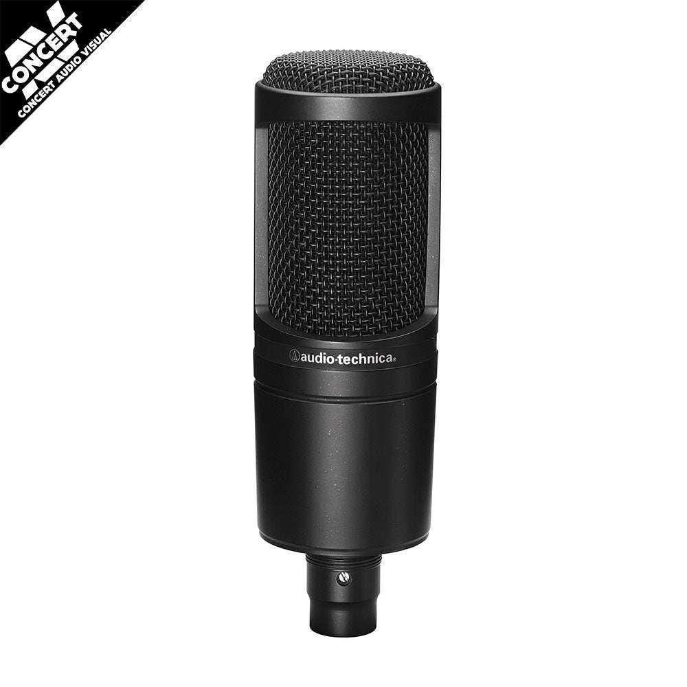 AUDIO TECHNICA AT AT2020 BK - Large Diaphragm Cardioid Condenser Mic