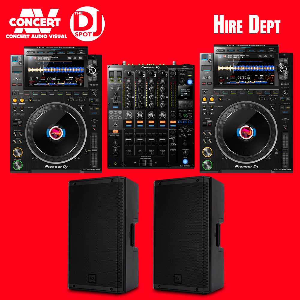 HIRE - PIONEER CDJ-3000 DJ Pack 2