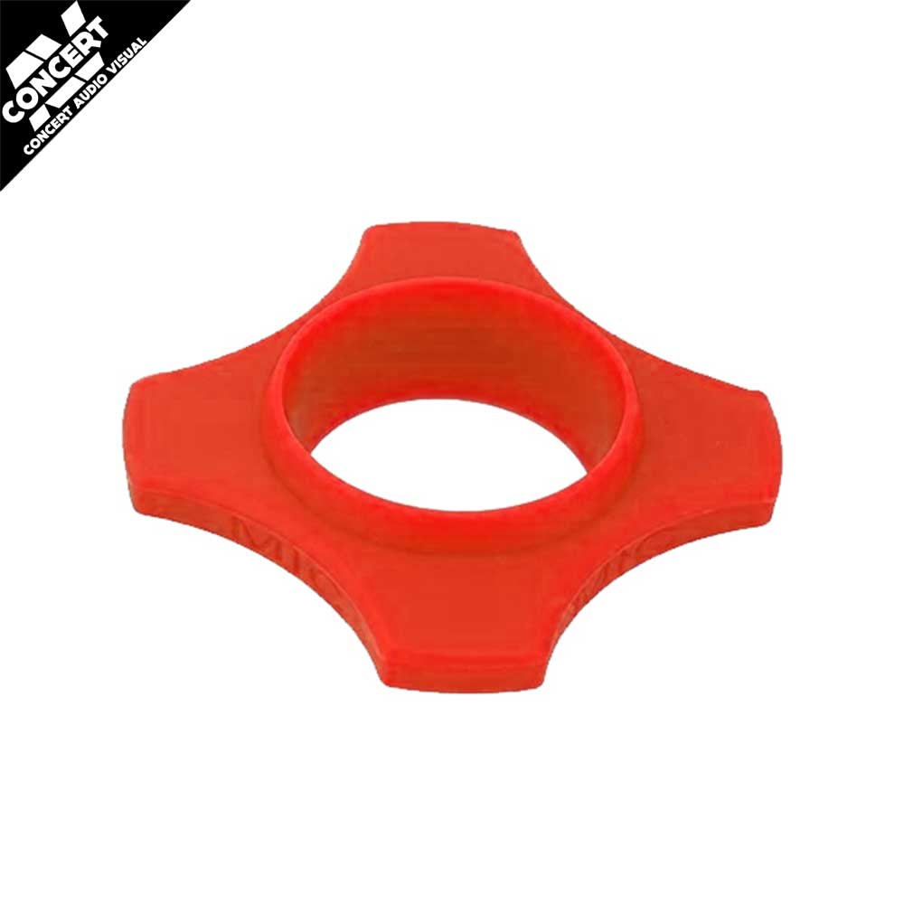 Microphone Anti Roll Ring - Silicone - RED