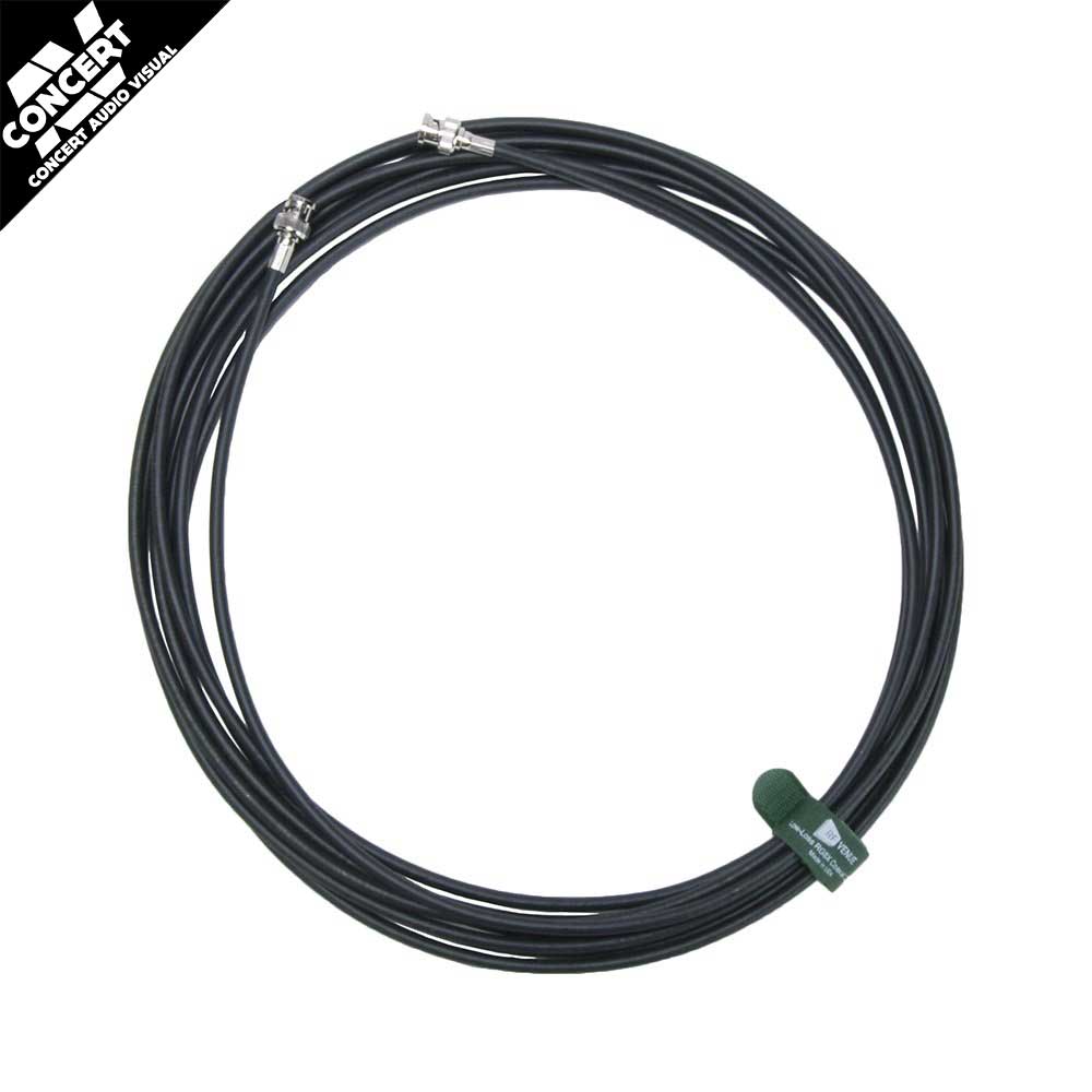 Premium Coaxial Cable Low Loss Double Shielded; BNC Male; Connectors; 50 Ohm; 25 feet