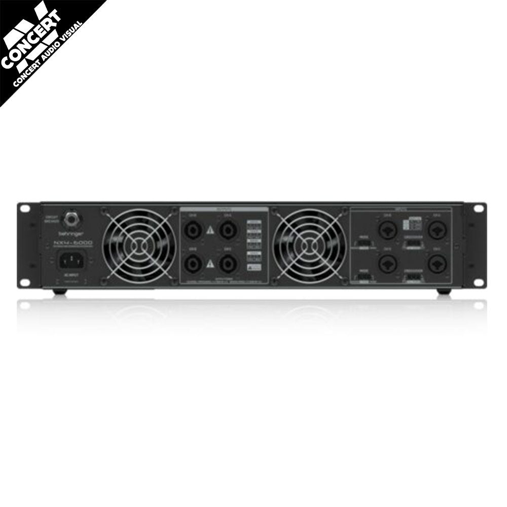 Behringer NX4-6000 4-Channel Ultra-Lightweight 6000W Class-D Power Amplifier