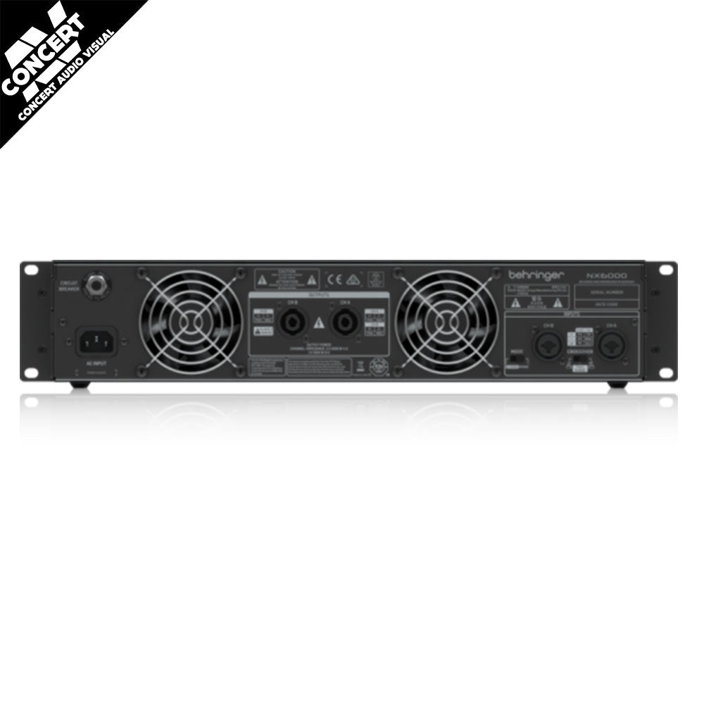 BEHRINGER NX6000 POWER AMPLIFIER W/SMARTSENSE