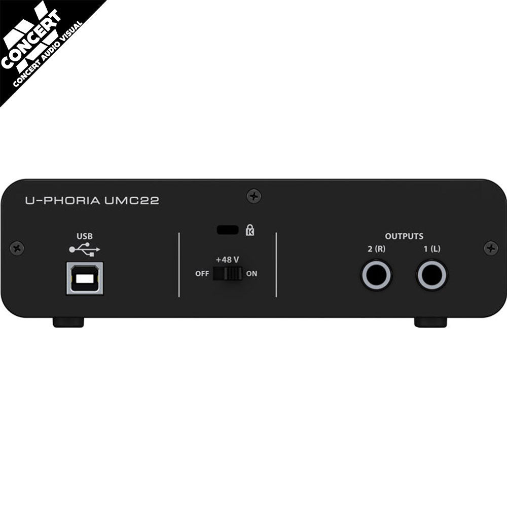 BEHRINGER U-Phoria UMC22 2x2 USB Audio Interface