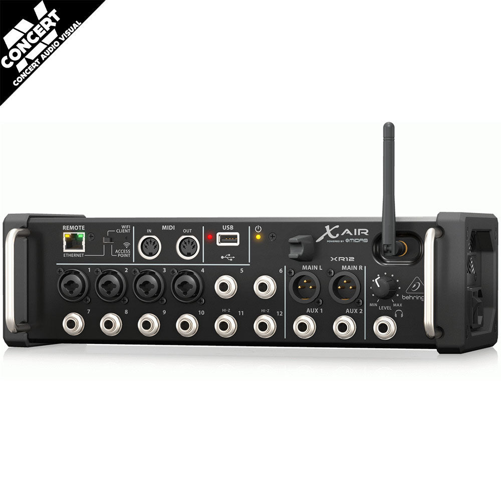 BEHRINGER X-AIR XR12 12-Input Digital Tablet Mixer