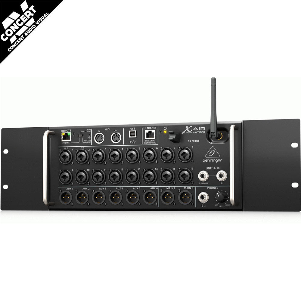 BEHRINGER X-AIR XR18 18-Input Digital Tablet Mixer