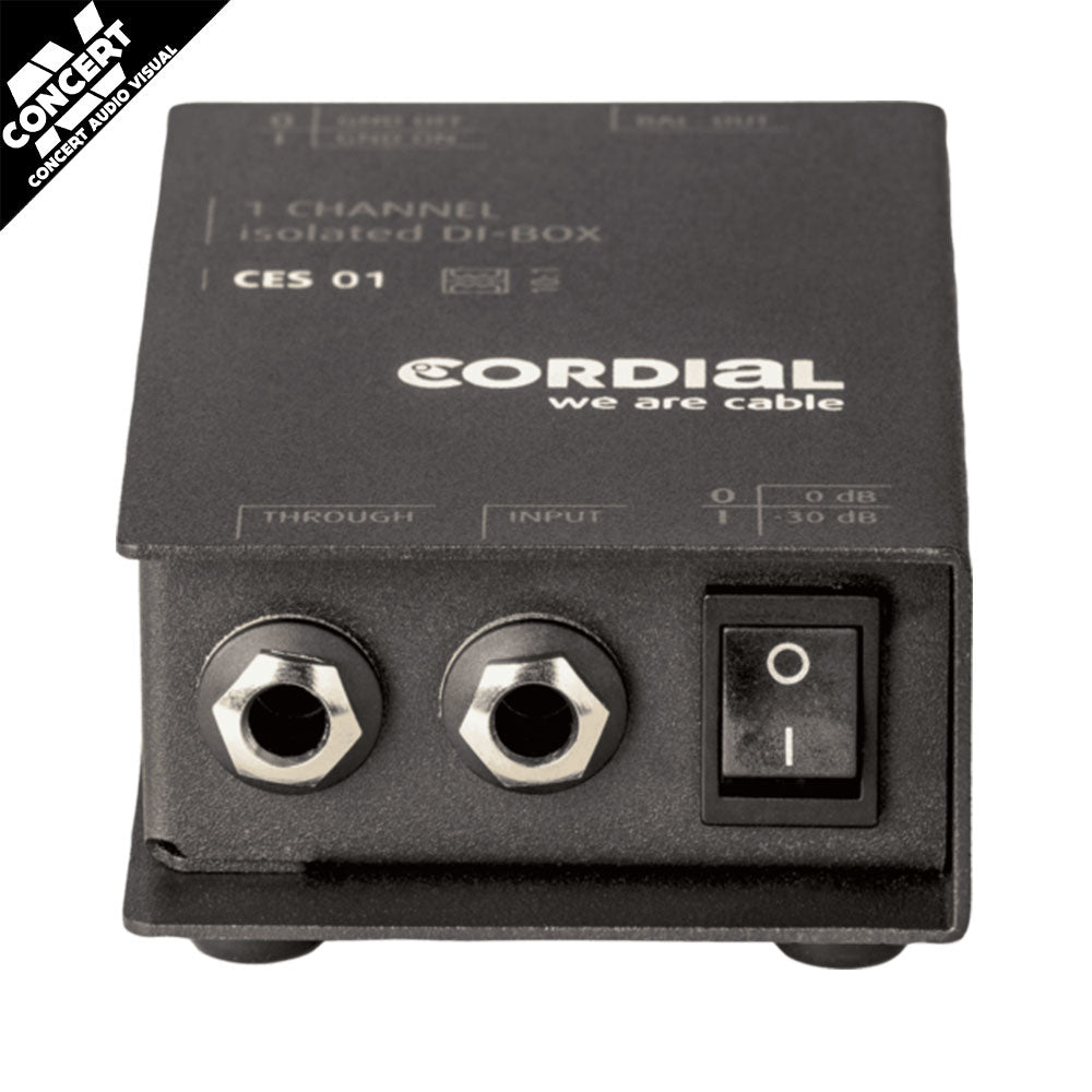 CORDIAL CES01 DI Box - 1 Channel Stereo Passive