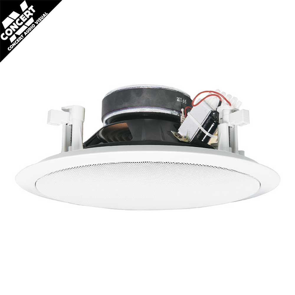 REDBACK Fastfix Ceiling Speaker - White