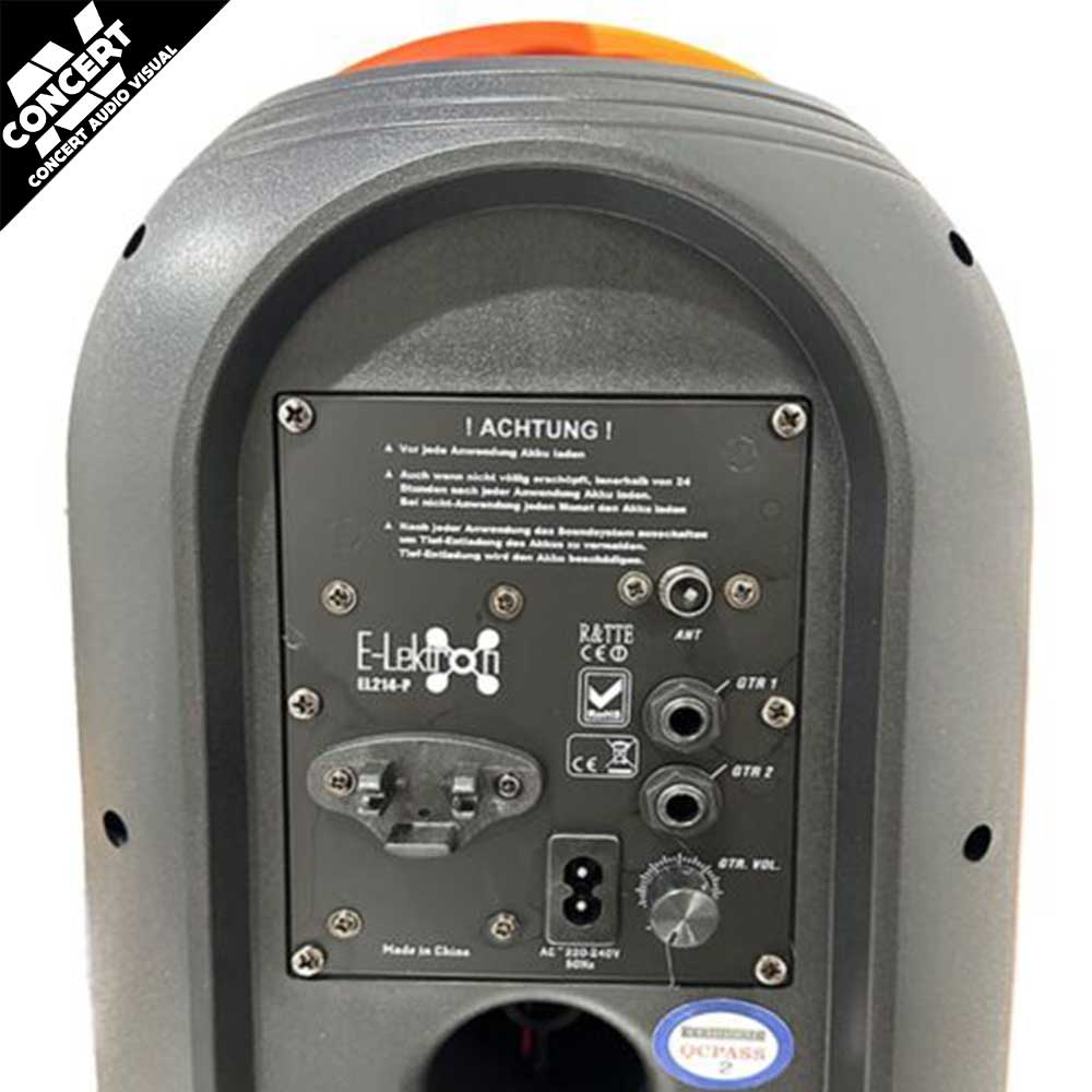 E-LEKTRON EL214-P Portable Bluetooth Party Box