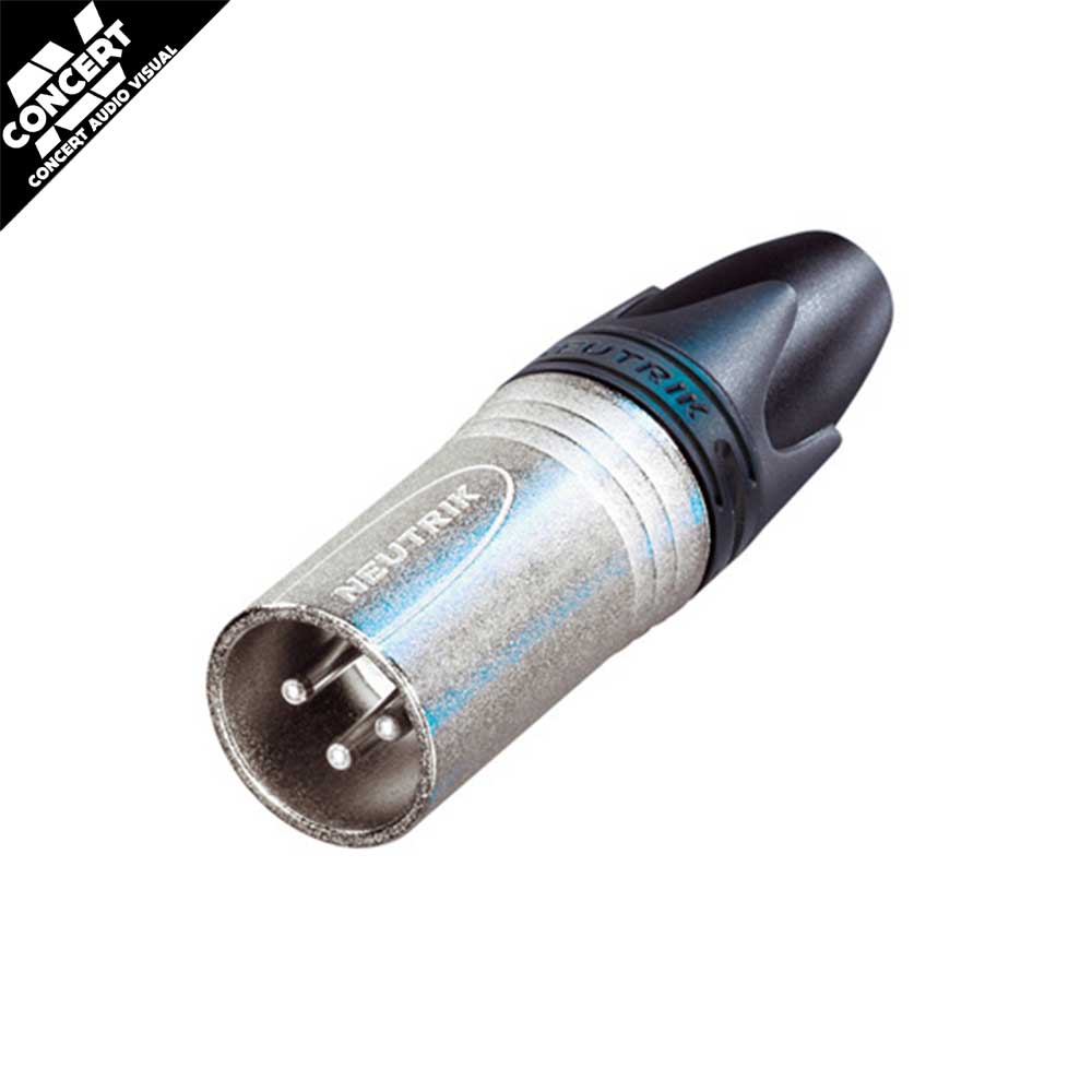 NEUTRIK NC3MXX - 3 Pin Male XLR connector (inline)
