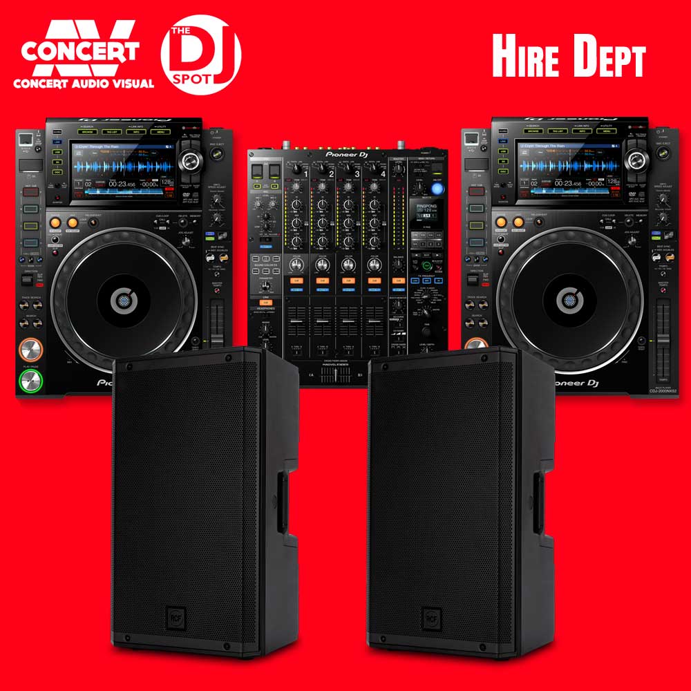 HIRE - PIONEER CDJ-2000NXS2 DJ Pack 2