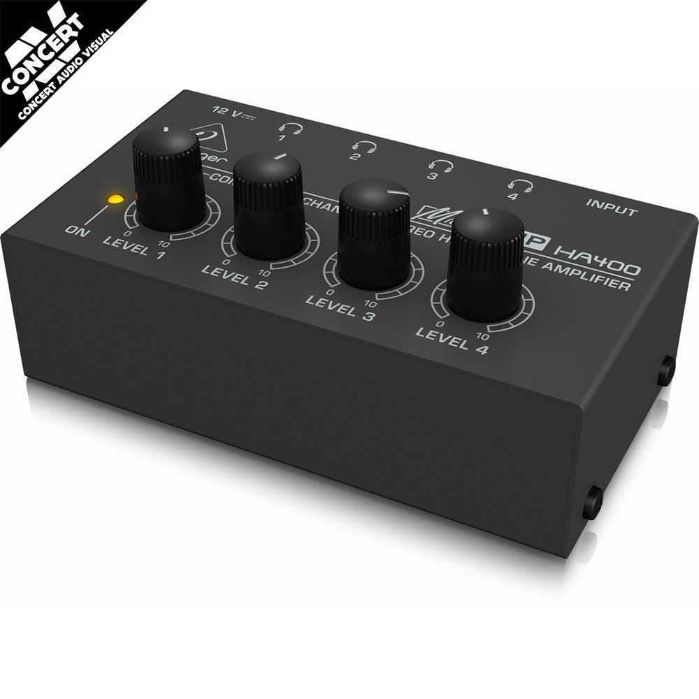 BEHRINGER HA400 Headphone Amp 4 Channel