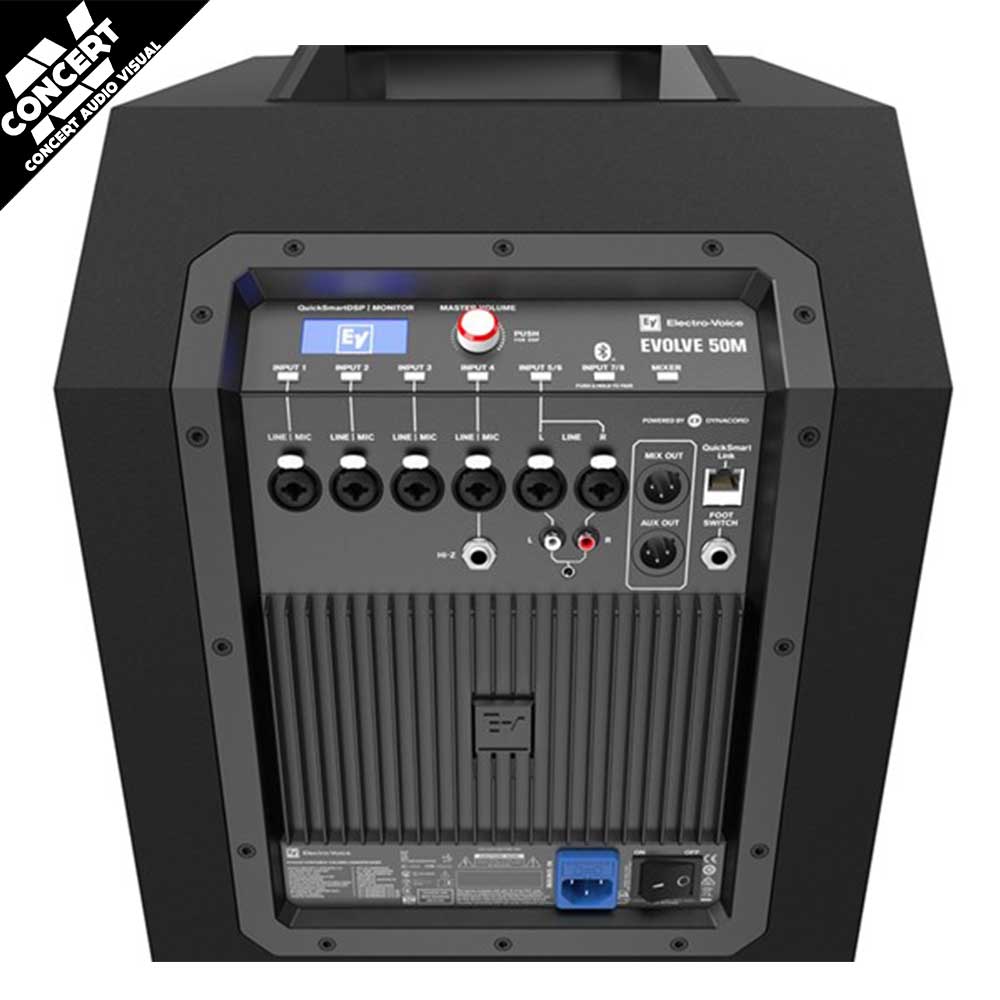 ELECTRO-VOICE Evolve 50M Portable Column System with Mixer - Black